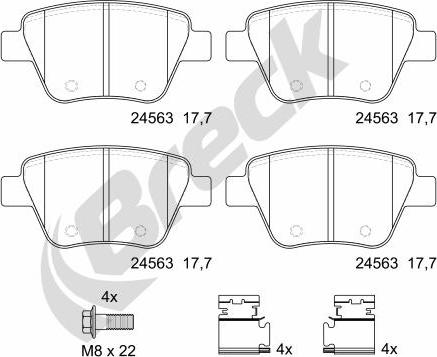 Breck 24563 00 704 00 - Jarrupala, levyjarru inparts.fi