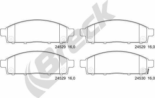 Breck 24529 00 701 10 - Jarrupala, levyjarru inparts.fi