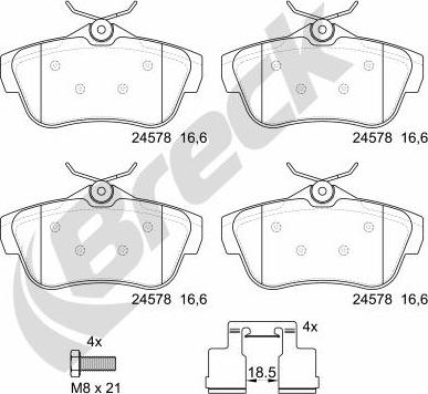 Breck 24578 00 702 00 - Jarrupala, levyjarru inparts.fi