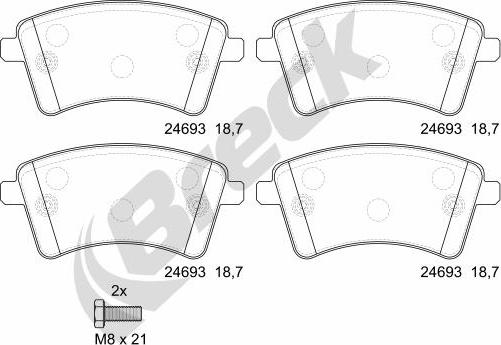 Breck 24693 00 701 00 - Jarrupala, levyjarru inparts.fi