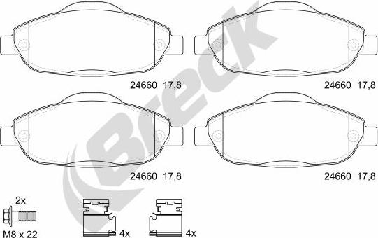 Breck 24660 00 701 00 - Jarrupala, levyjarru inparts.fi