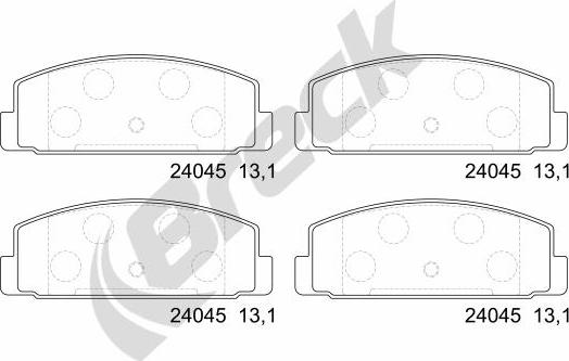 Breck 24045 00 704 00 - Jarrupala, levyjarru inparts.fi