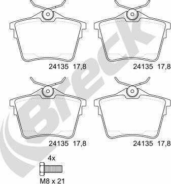 Breck 24135 00 704 00 - Jarrupala, levyjarru inparts.fi