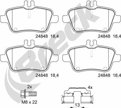 Breck 24848 00 704 00 - Jarrupala, levyjarru inparts.fi