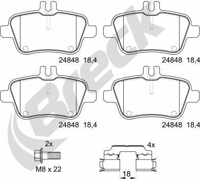 Breck 24848 00 704 10 - Jarrupala, levyjarru inparts.fi