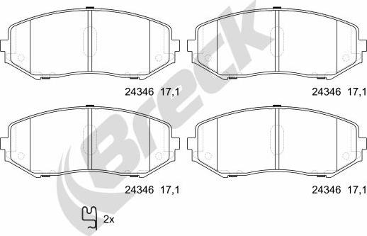 Breck 24346 00 701 00 - Jarrupala, levyjarru inparts.fi