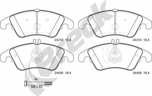 Breck 24310 00 551 00 - Jarrupala, levyjarru inparts.fi