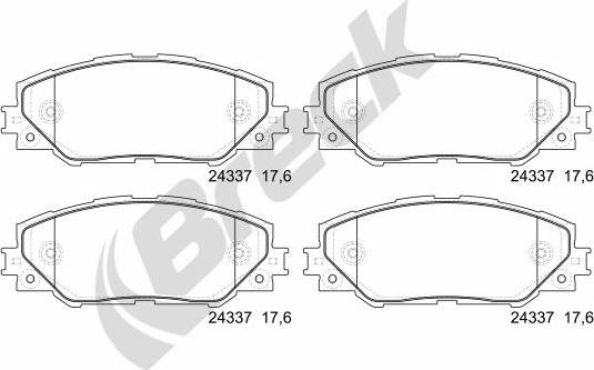 Breck 24337 00 701 00 - Jarrupala, levyjarru inparts.fi