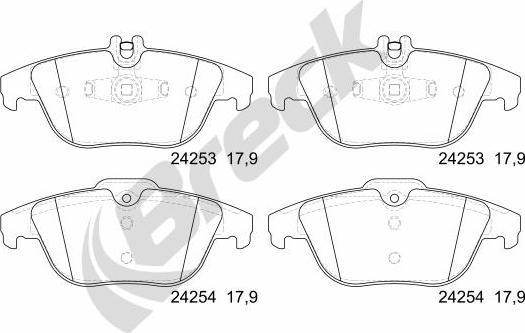 Breck 24253 00 702 00 - Jarrupala, levyjarru inparts.fi