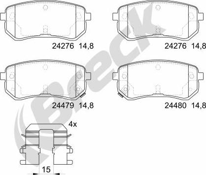 Breck 24276 00 704 10 - Jarrupala, levyjarru inparts.fi