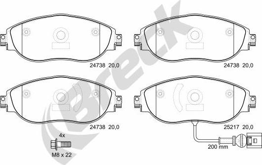 Breck 24738 00 551 10 - Jarrupala, levyjarru inparts.fi