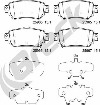 Breck 25965 00 702 00 - Jarrupala, levyjarru inparts.fi