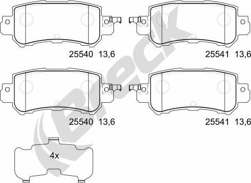 Breck 25540 00 702 00 - Jarrupala, levyjarru inparts.fi