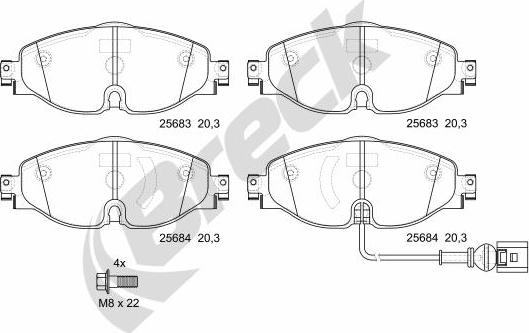 Breck 25683 00 701 00 - Jarrupala, levyjarru inparts.fi