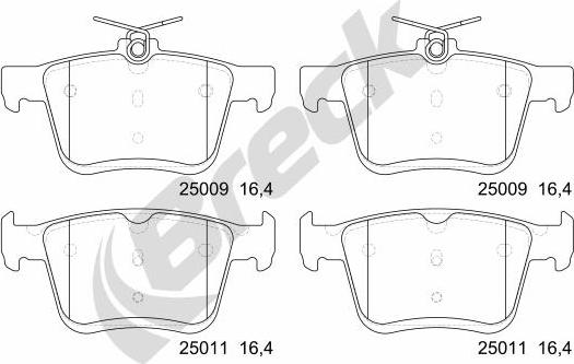 Breck 25009 00 704 00 - Jarrupala, levyjarru inparts.fi