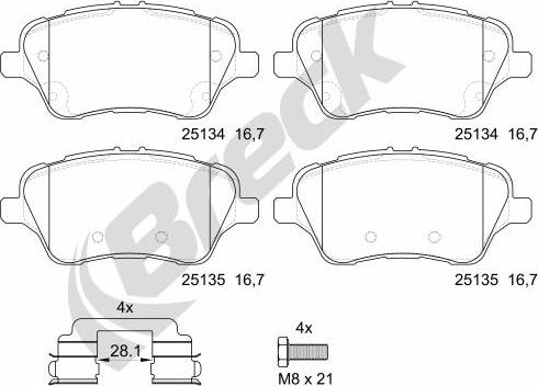 Breck 25134 00 701 00 - Jarrupala, levyjarru inparts.fi