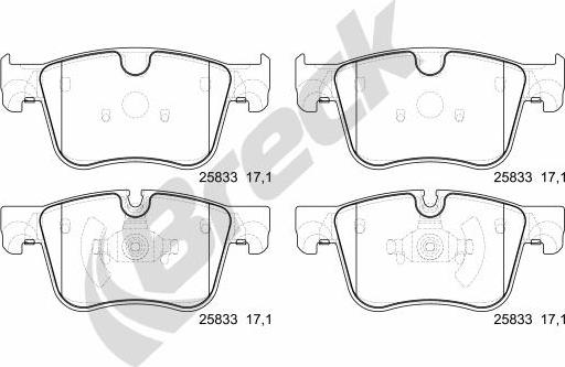 Breck 25834 00 701 00 - Jarrupala, levyjarru inparts.fi