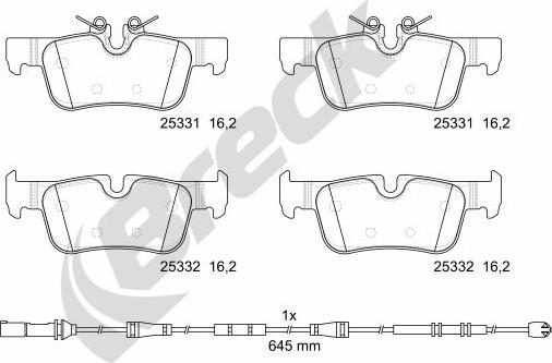 Breck 25331 00 704 00 - Jarrupala, levyjarru inparts.fi