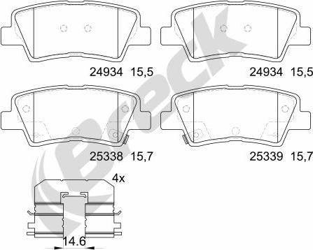 Breck 25337 00 702 00 - Jarrupala, levyjarru inparts.fi