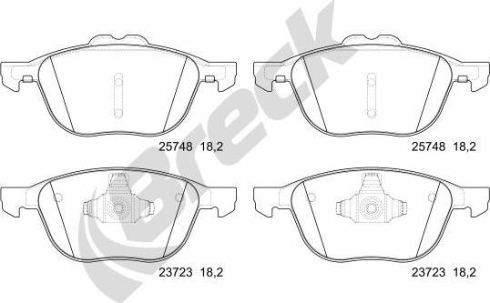 Breck 25748 00 701 00 - Jarrupala, levyjarru inparts.fi