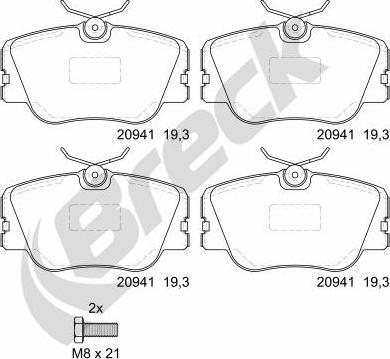 Breck 20941 00 701 00 - Jarrupala, levyjarru inparts.fi