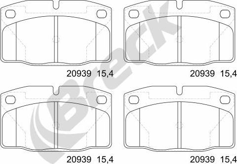 Breck 20939 00 702 00 - Jarrupala, levyjarru inparts.fi