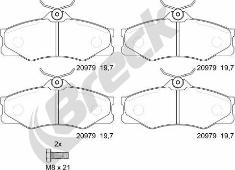 Breck 20979 00 703 00 - Jarrupala, levyjarru inparts.fi