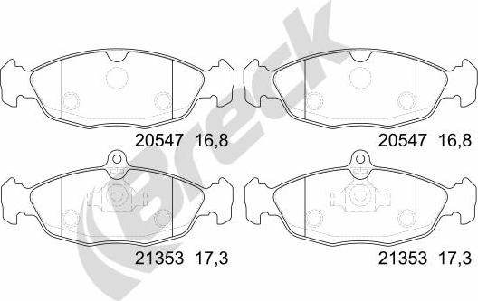 Breck 20547 00 702 00 - Jarrupala, levyjarru inparts.fi