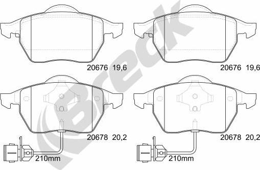 Breck 20676 00 701 10 - Jarrupala, levyjarru inparts.fi