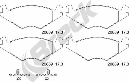 Breck 20889 00 702 00 - Jarrupala, levyjarru inparts.fi