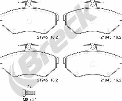 Breck 21945 00 701 00 - Jarrupala, levyjarru inparts.fi