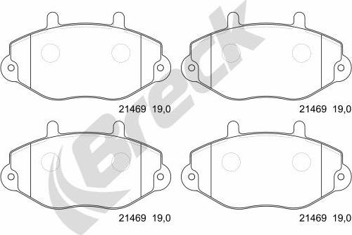 Breck 21469 00 701 00 - Jarrupala, levyjarru inparts.fi