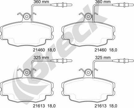 Breck 21460 00 702 10 - Jarrupala, levyjarru inparts.fi