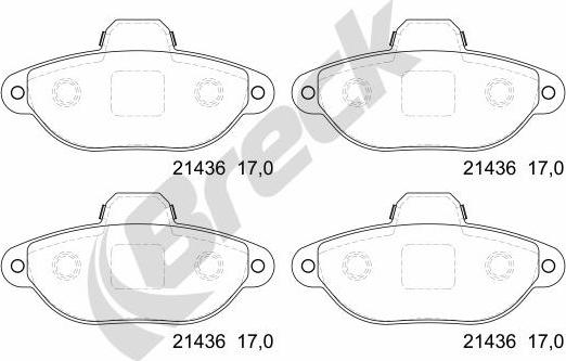 Breck 21436 00 702 00 - Jarrupala, levyjarru inparts.fi