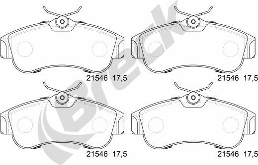 Breck 21546 00 701 00 - Jarrupala, levyjarru inparts.fi