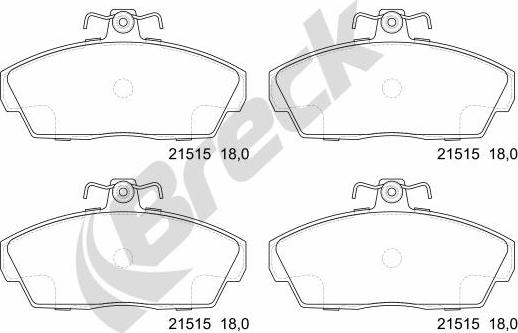 Breck 21515 00 702 10 - Jarrupala, levyjarru inparts.fi