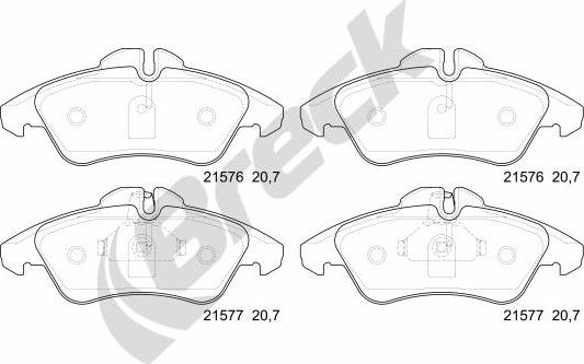 Breck 21576 00 703 10 - Jarrupala, levyjarru inparts.fi