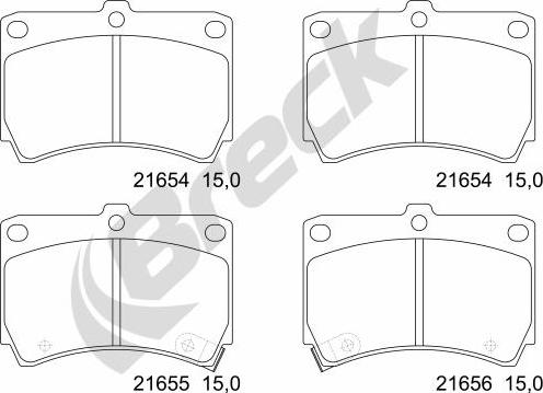 Breck 21654 00 702 10 - Jarrupala, levyjarru inparts.fi