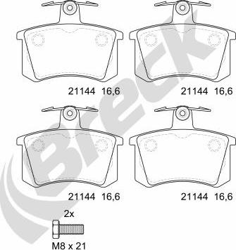 Breck 21144 00 704 00 - Jarrupala, levyjarru inparts.fi