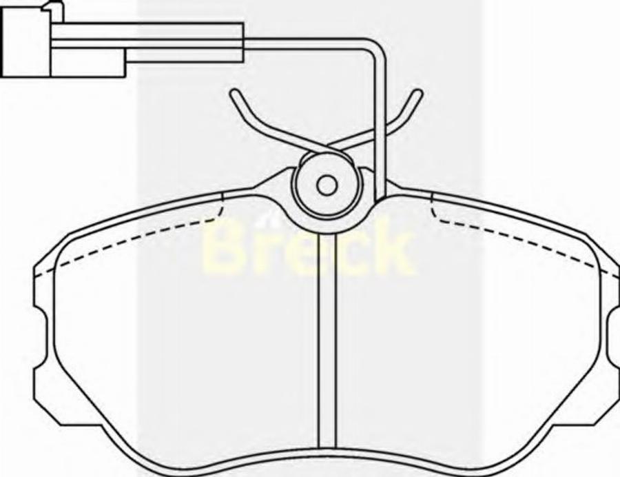 Breck 21185 00 W - Jarrupala, levyjarru inparts.fi