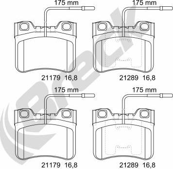 Breck 21179 00 702 10 - Jarrupala, levyjarru inparts.fi