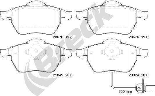 Breck 21849 00 701 10 - Jarrupala, levyjarru inparts.fi