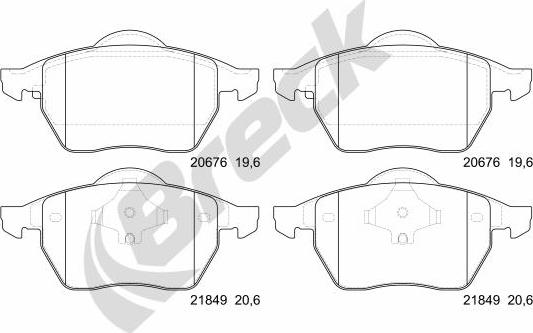 Breck 21848 00 701 00 - Jarrupala, levyjarru inparts.fi