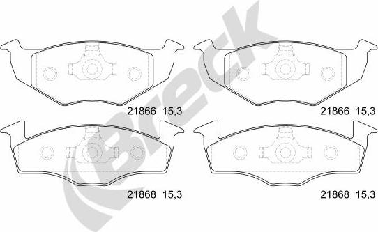 Breck 21866 00 702 00 - Jarrupala, levyjarru inparts.fi