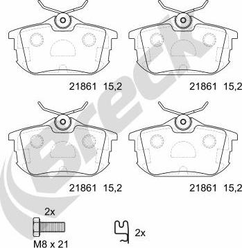 Breck 21861 00 704 10 - Jarrupala, levyjarru inparts.fi