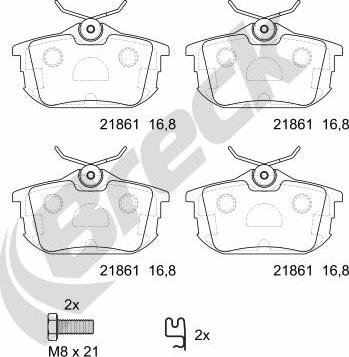 Breck 21861 10 704 10 - Jarrupala, levyjarru inparts.fi