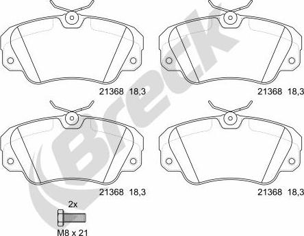 Breck 21368 00 701 00 - Jarrupala, levyjarru inparts.fi