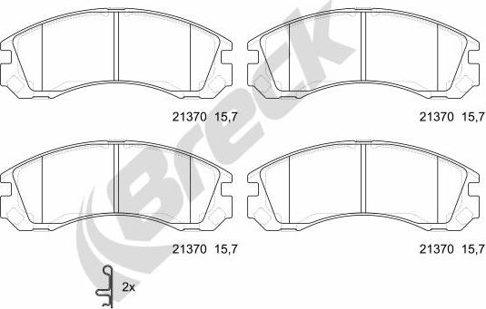 Breck 21370 00 701 00 - Jarrupala, levyjarru inparts.fi