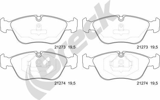 Breck 21273 00 701 00 - Jarrupala, levyjarru inparts.fi