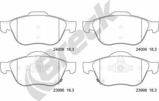 Breck 23996 00 701 00 - Jarrupala, levyjarru inparts.fi